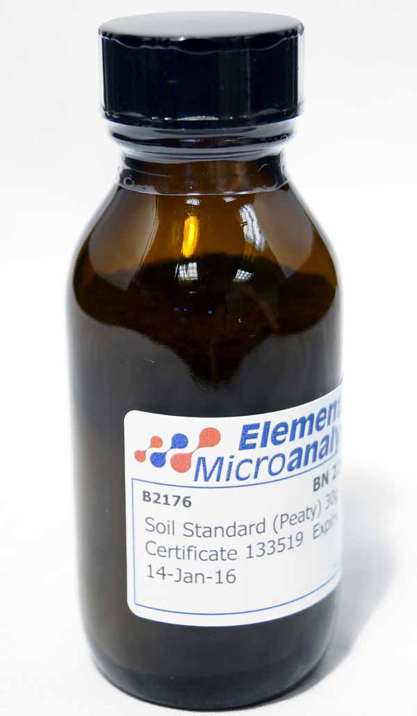 Soil Standard (Peaty) 30g See Certificate 379768  Expiry 22-August-29